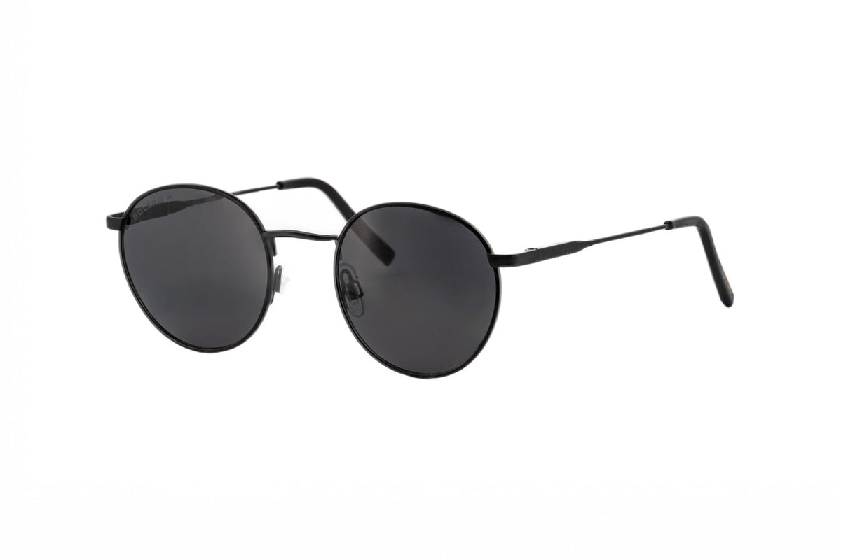 Boléro Sage — Round Metal Polarized Sunglasses