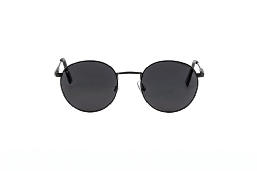 Boléro Sage — Round Metal Polarized Sunglasses
