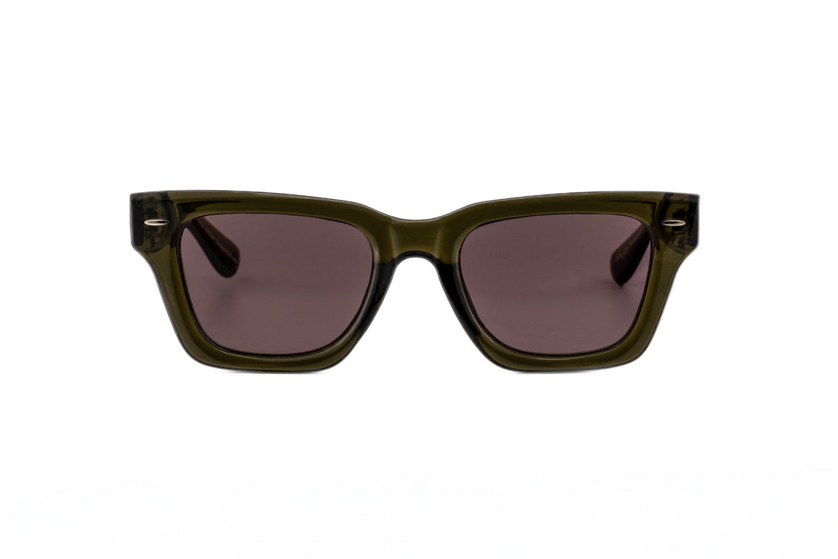 Boléro Knox — Bold Square Wayfarer Sunglasses, Glossy Black