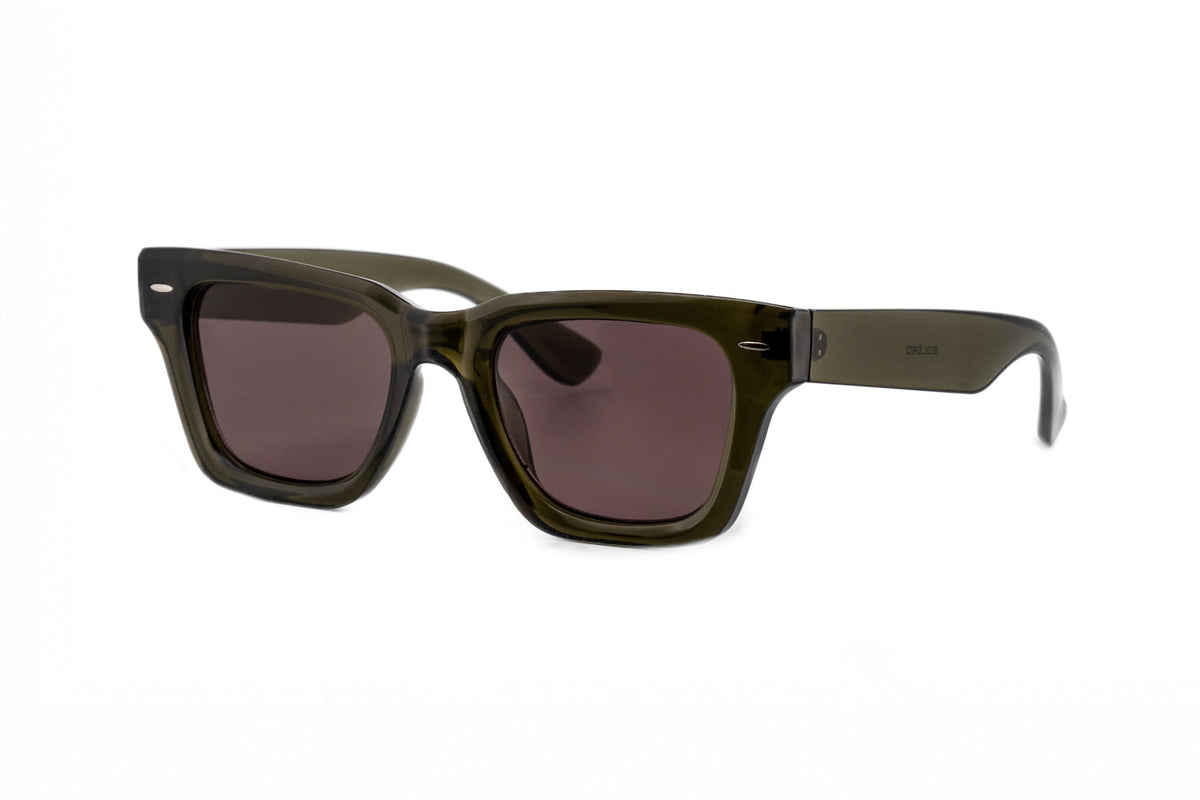 Boléro Knox — Bold Square Wayfarer Sunglasses, Glossy Black