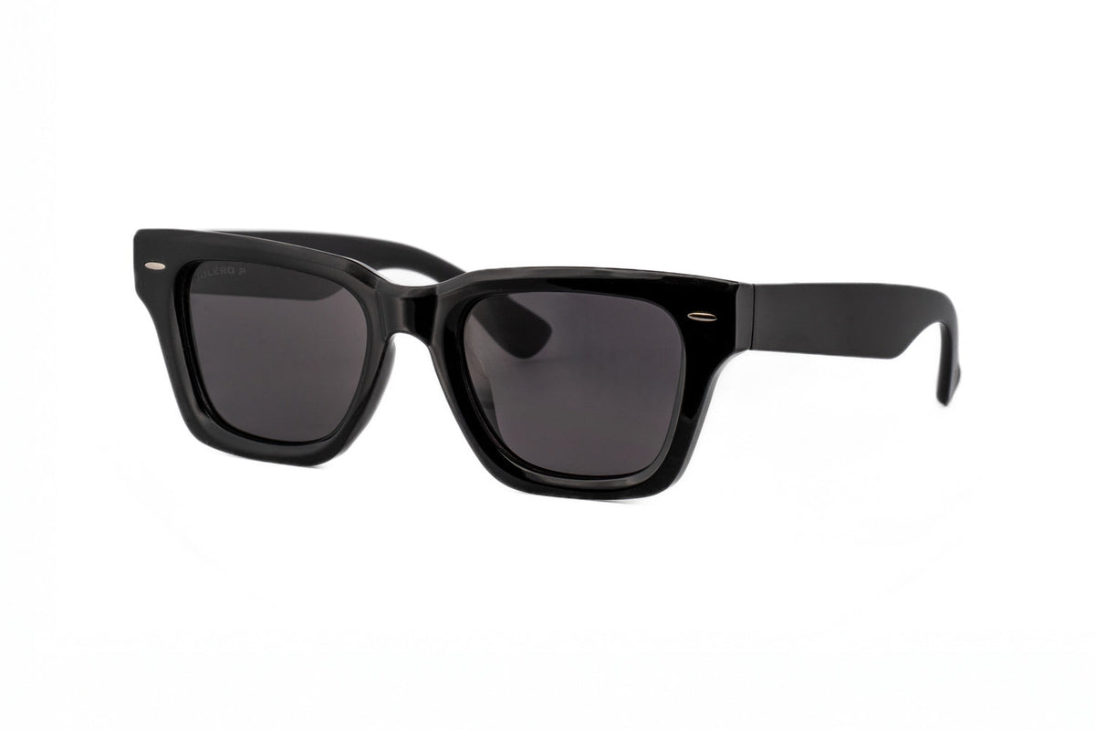 Boléro Knox — Bold Square Wayfarer Sunglasses, Glossy Black