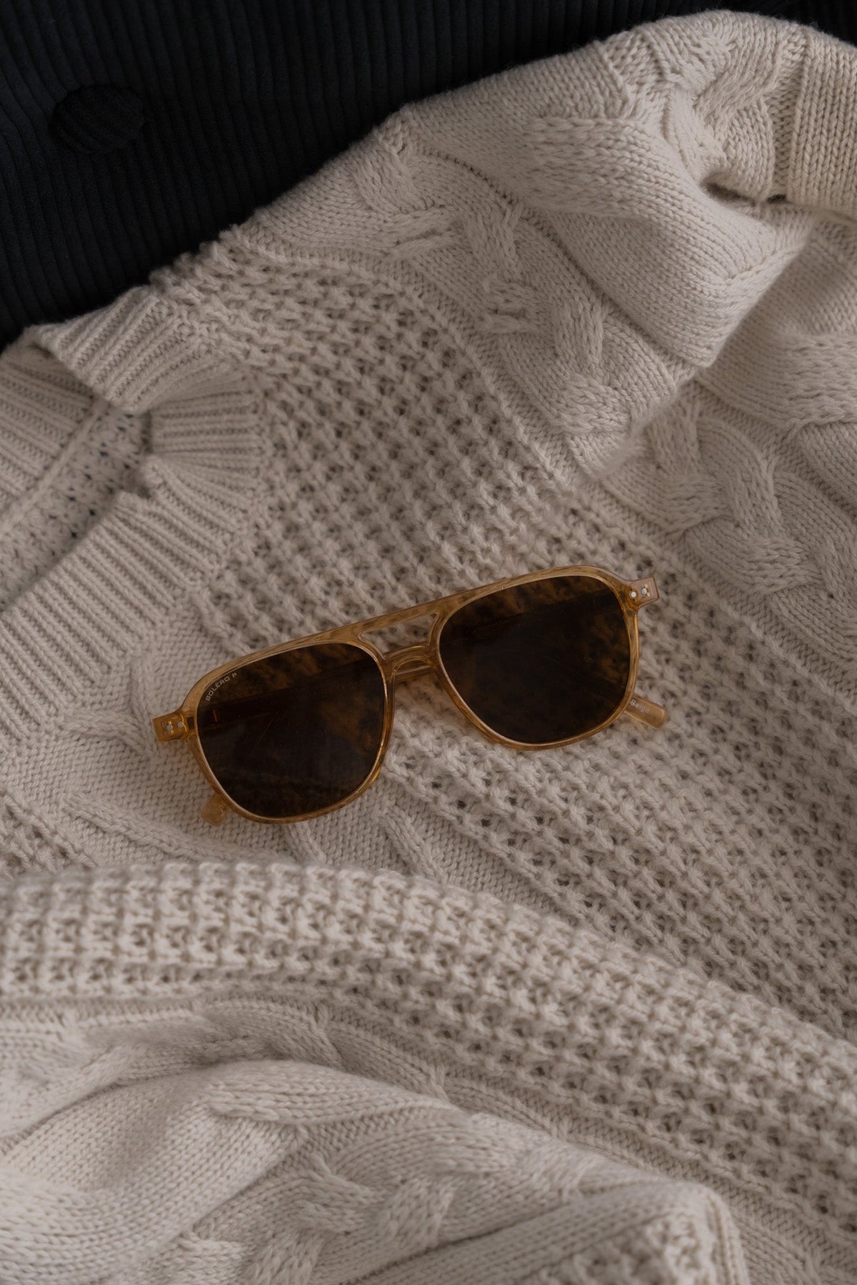 Boléro Zephyr — Retro Acetate Aviator Sunglasses